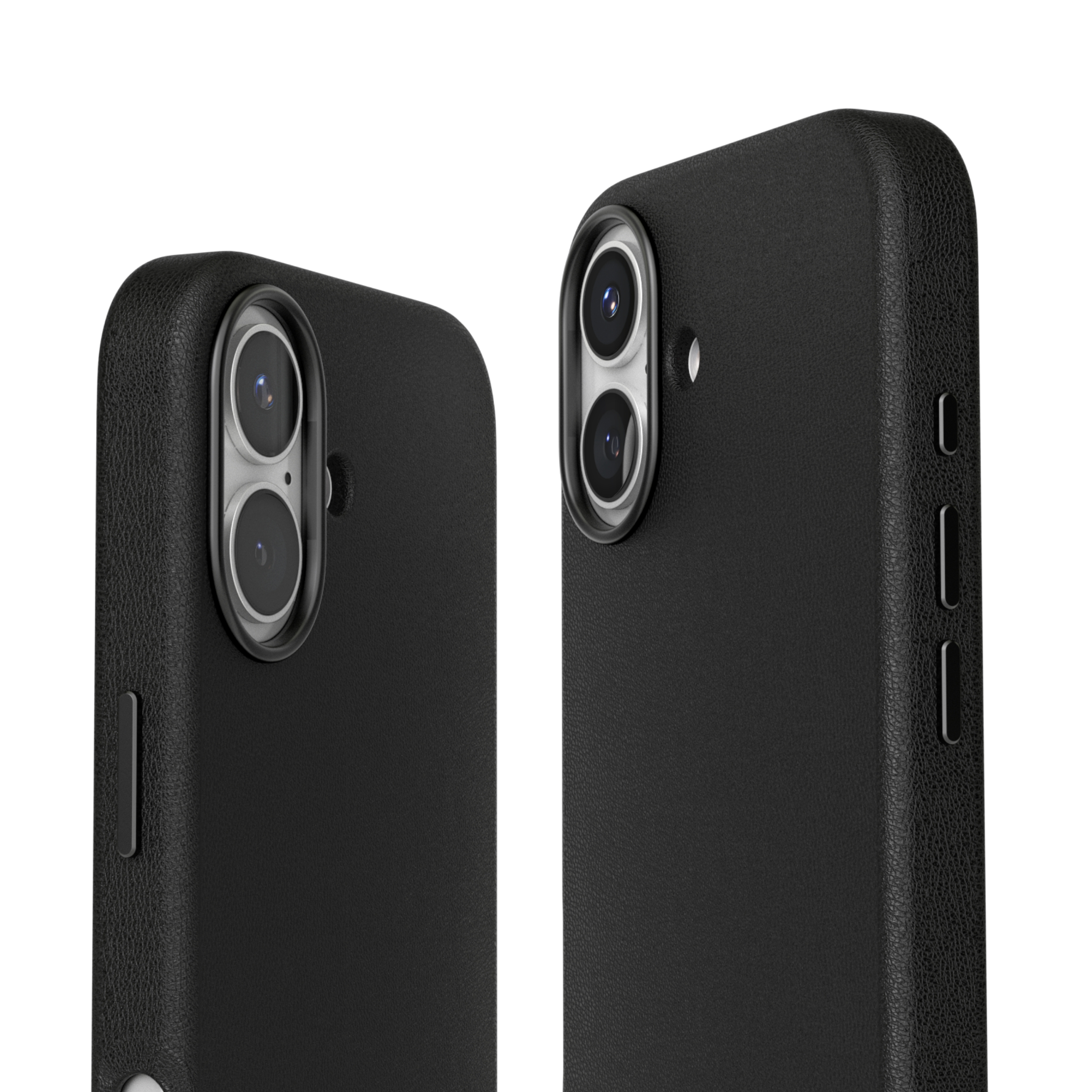 iPhone 17 MagSafe Schutzhülle Like Leather Case aus Recycelten Materialien (ELC00016) - Schwarz