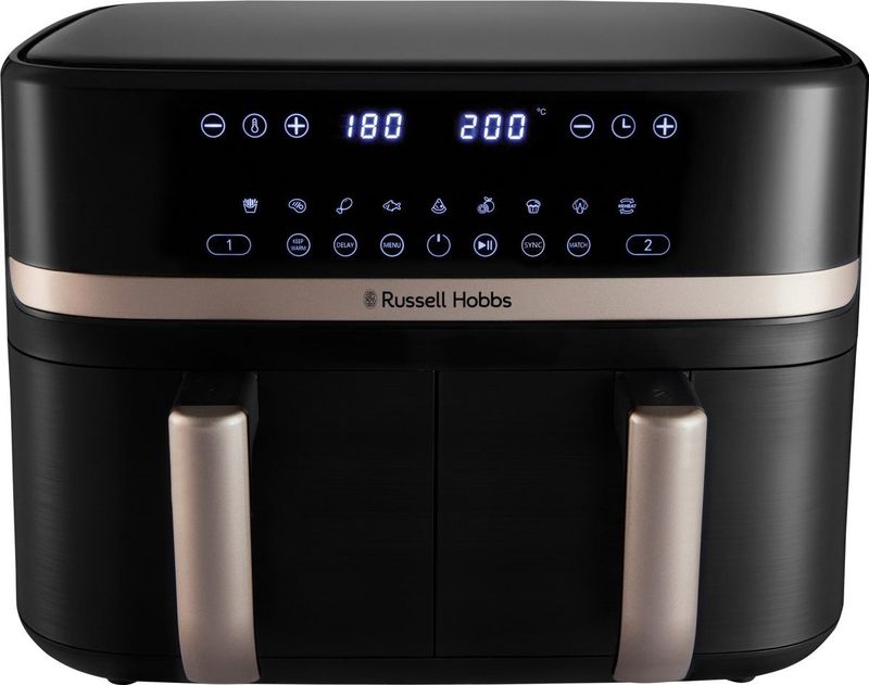 Russell Hobbs - Satisfry - Airfryer - Zwart - 9L - Digitale Touchscreen