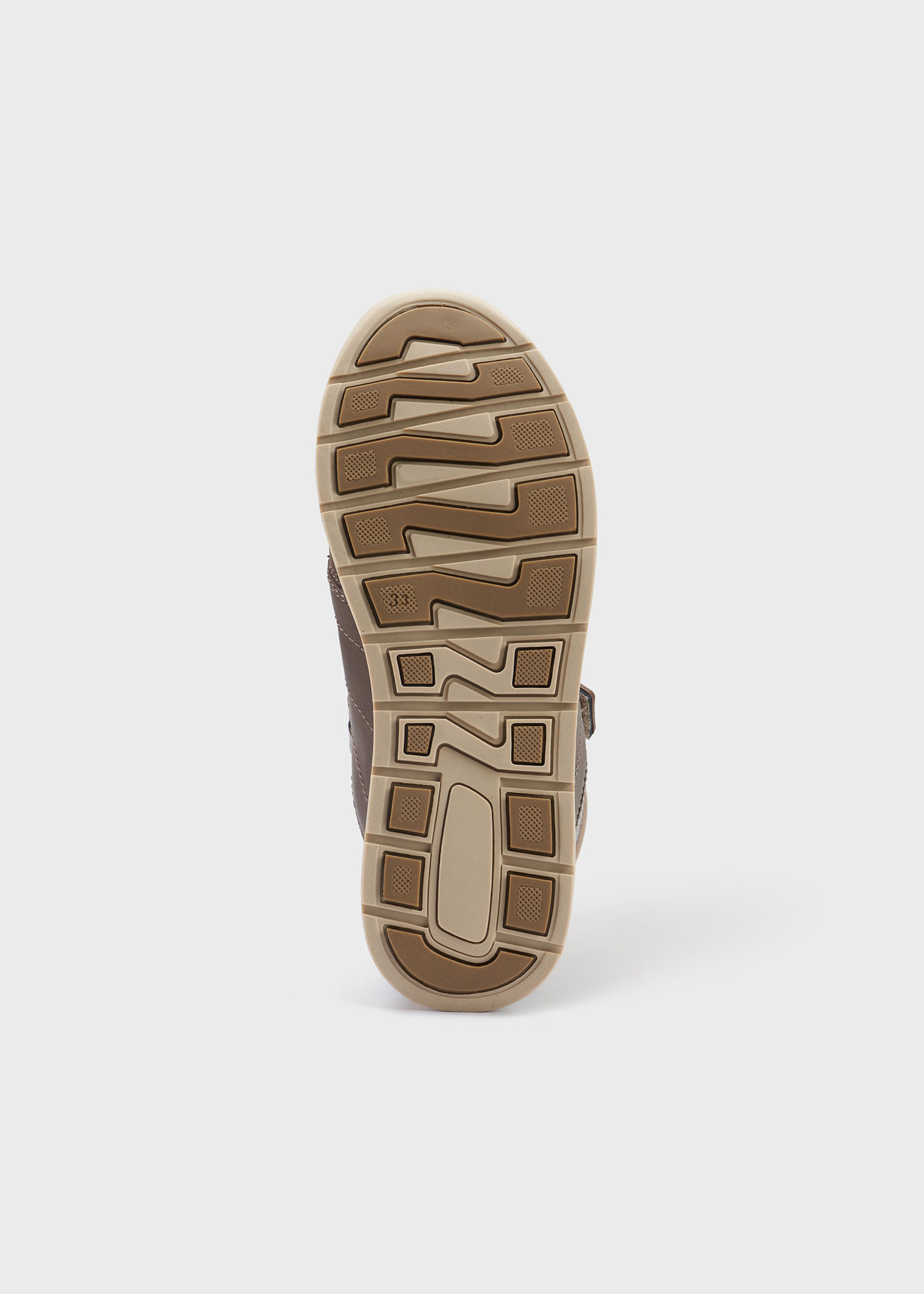Botas de tornozelo em couro sustentável para meninos