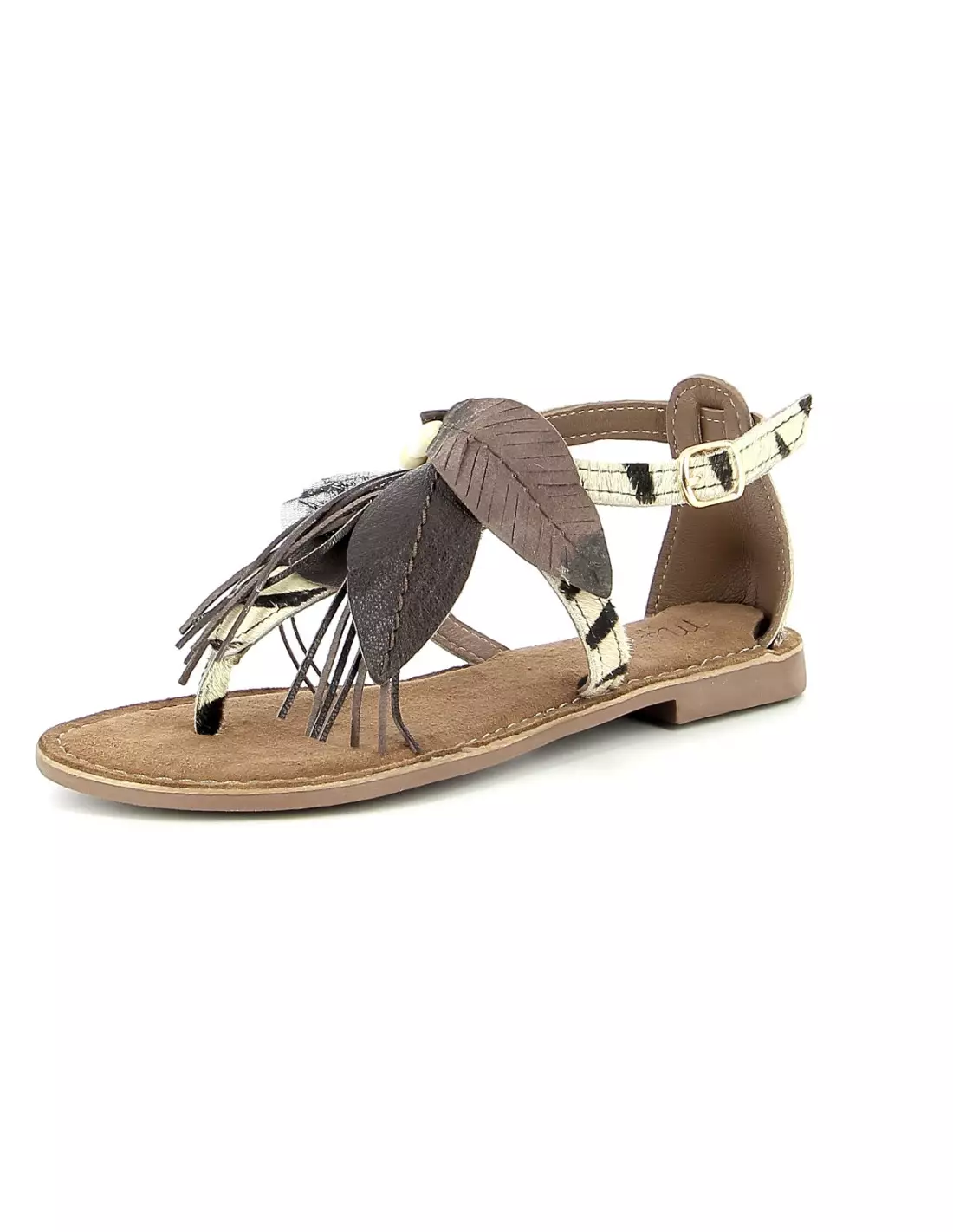 MAISON MANSA IF 7102 - Sandales & nu-pieds Zebra