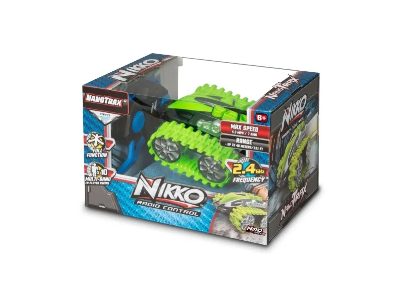 Nikko 15 cm NanoTrax Køretøj - Electric Green
