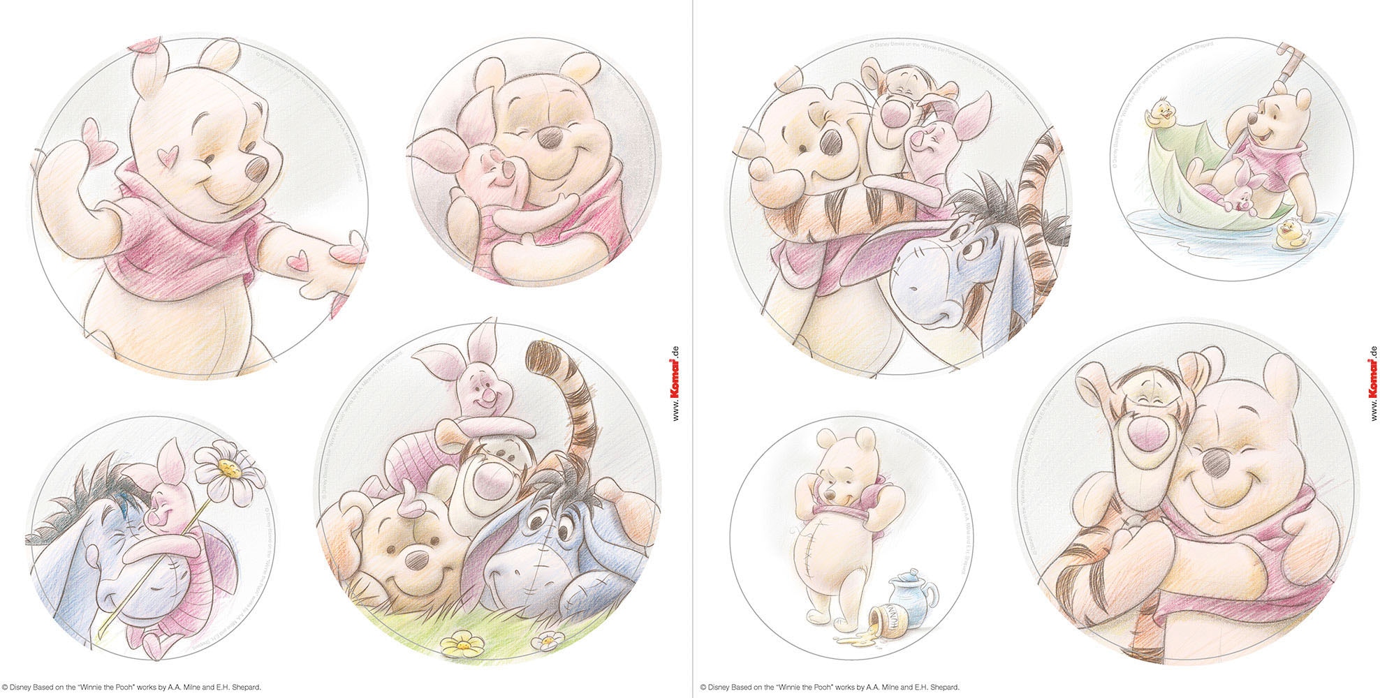 Komar Fensterdekoration »Winnie the Pooh Wonderful« Fenstersticker