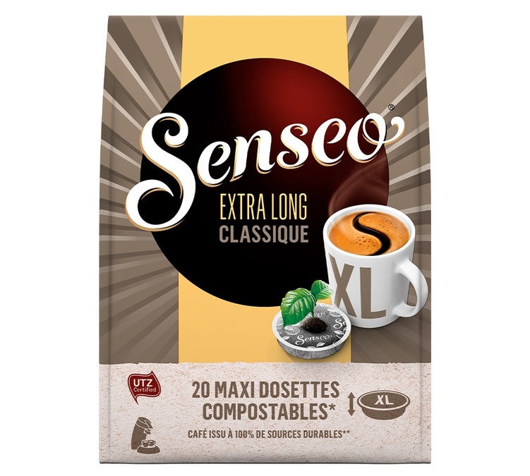 20 dosettes souples Xtra Long Classique - SENSEO