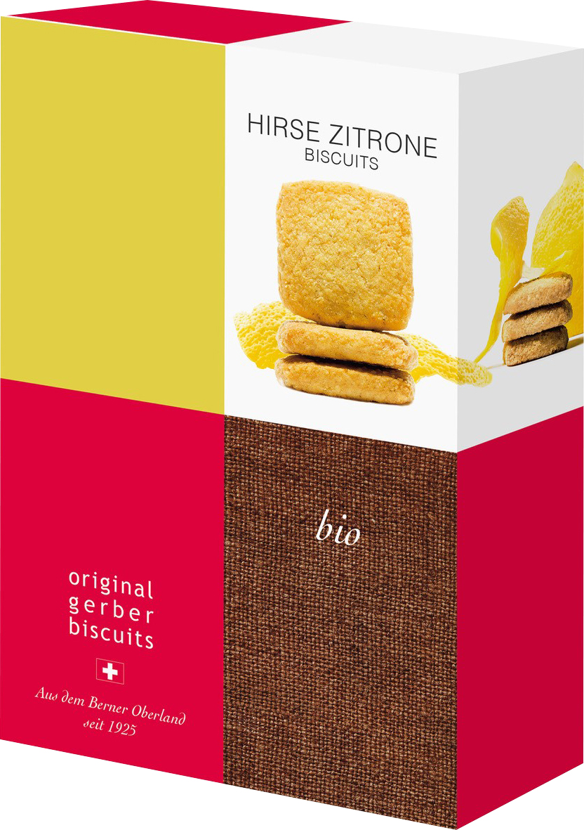 Gerber Hirse Zitrone Biscuits Bio 160 g