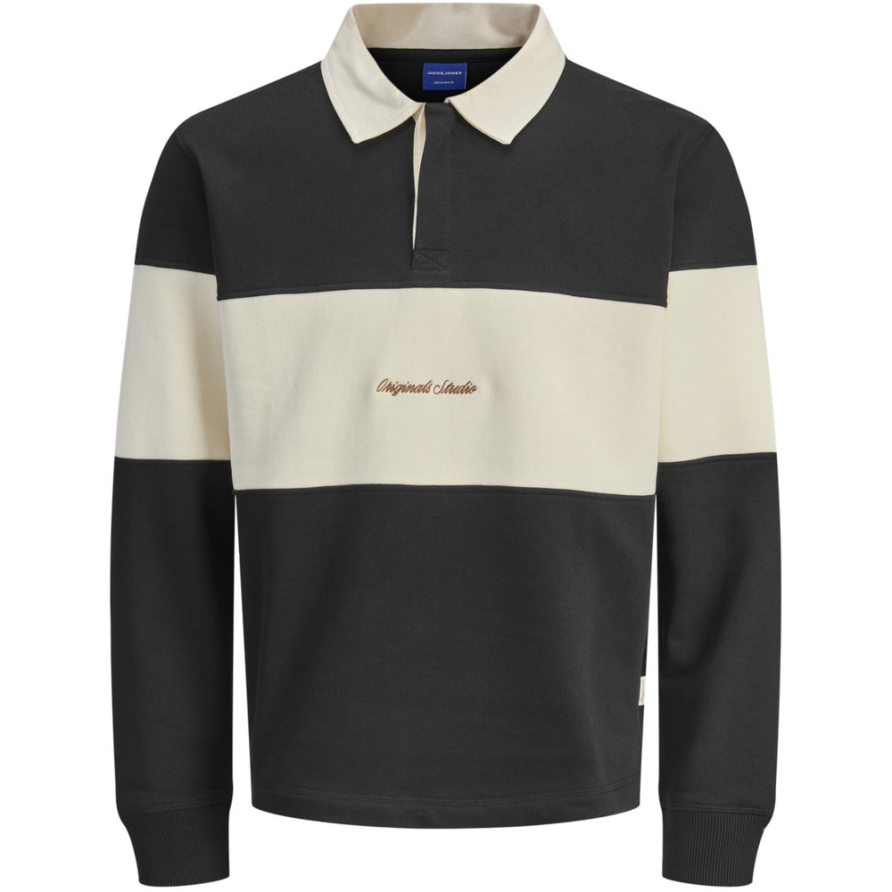 Køb Jack & Jones Junior Black Jornorrebro Blocking Sweat Polo Jnr