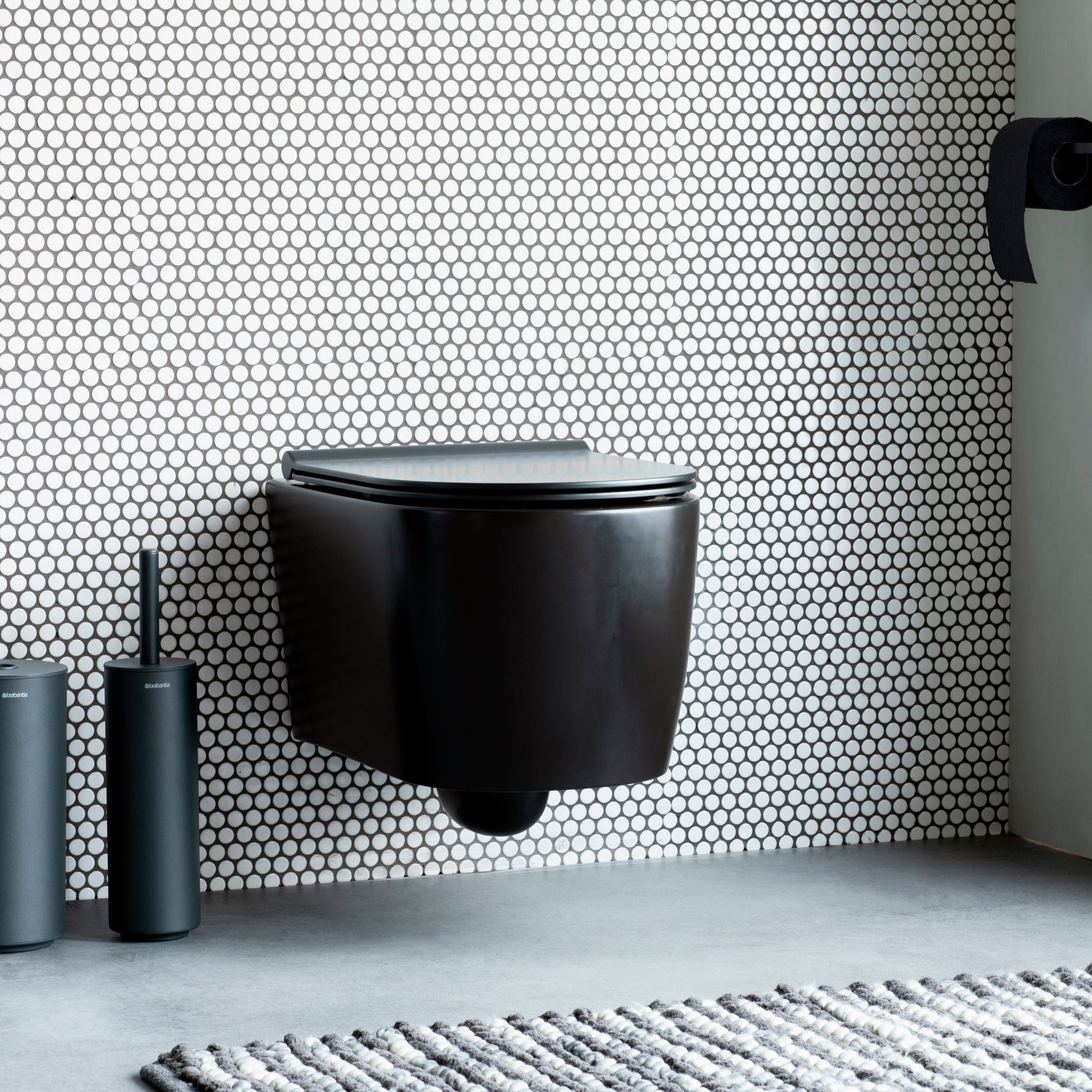Brabantia MindSet Toiletaccessoires Set van 3 - Mineral Infinite Grey