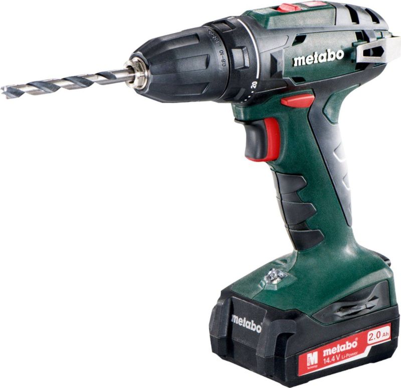 Metabo Accu Boorschroefmachine 14.4 Volt - Compact Model - Inclusief Accu's