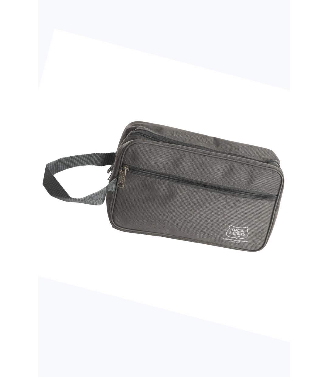 Lot polo coton piqué + trousse de toilette NOIR