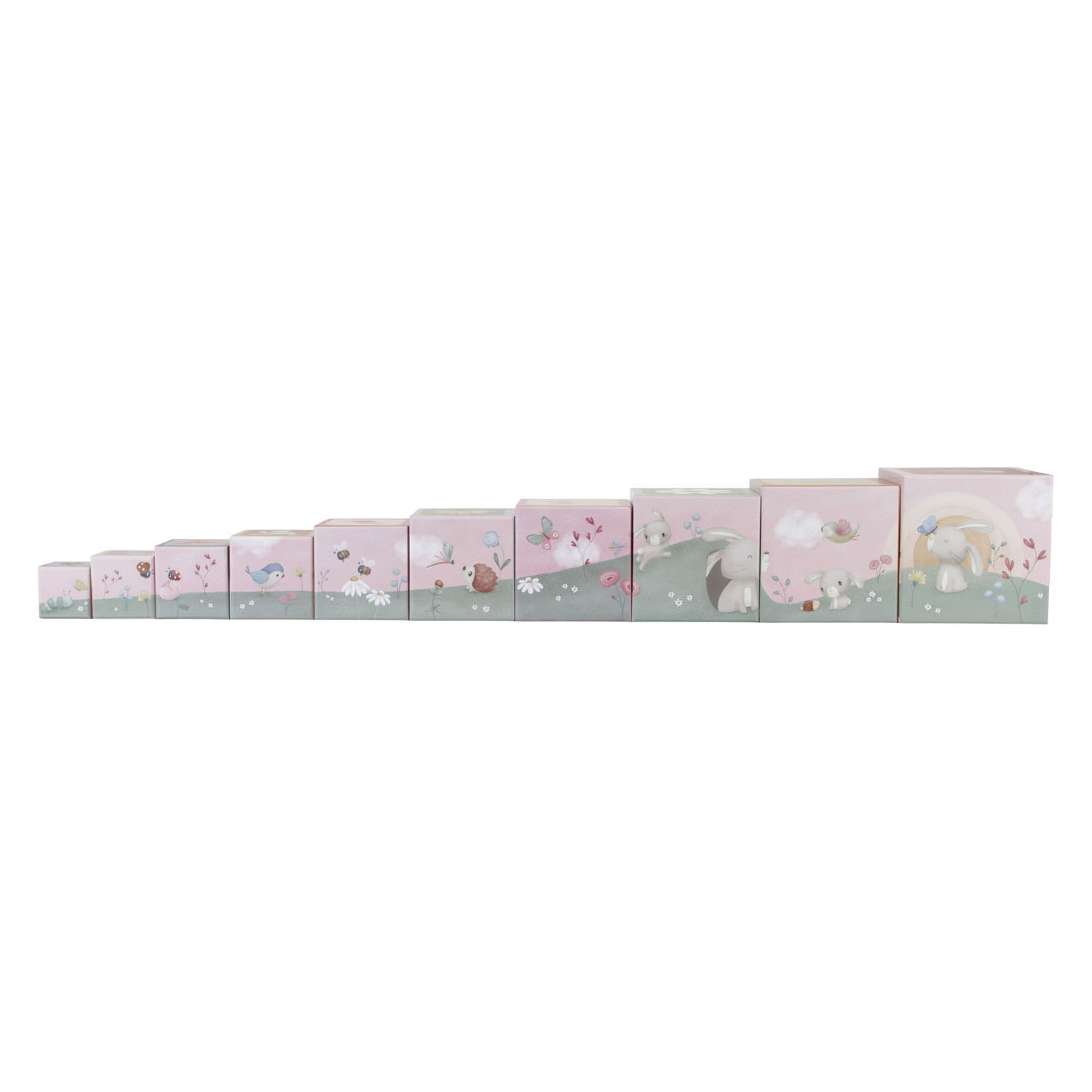 Little Dutch Stapelblokken Flowers & Butterflies FSC