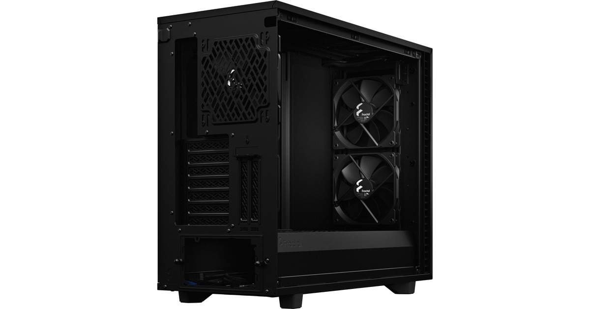 Fractal DesignDefine 7 midi tower behuizing  (Zwart | 4x USB-A | 1x USB-C)
