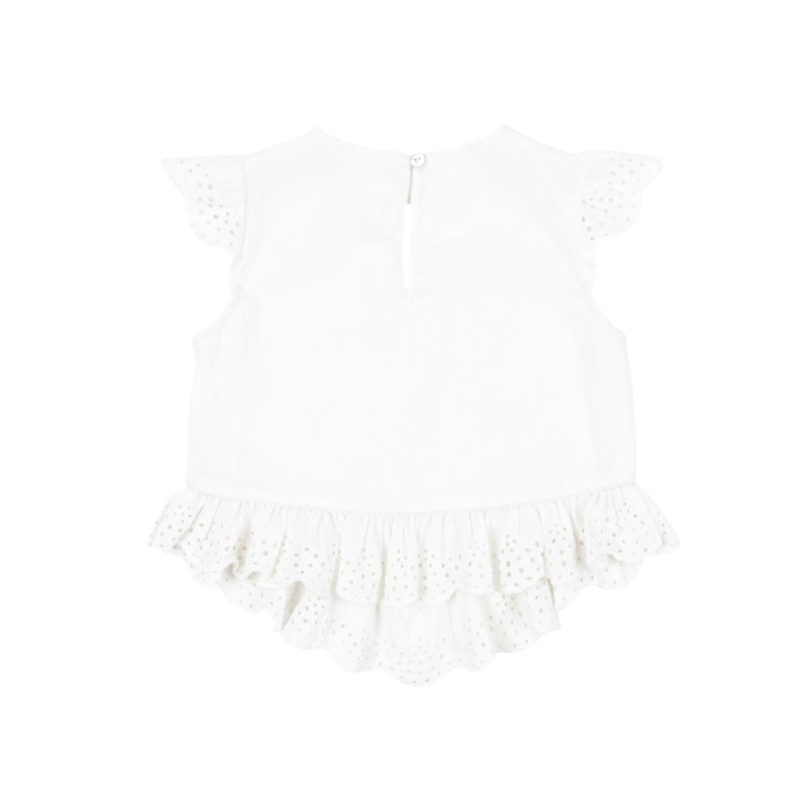 Bluse RHW x KS Fiori Optic White