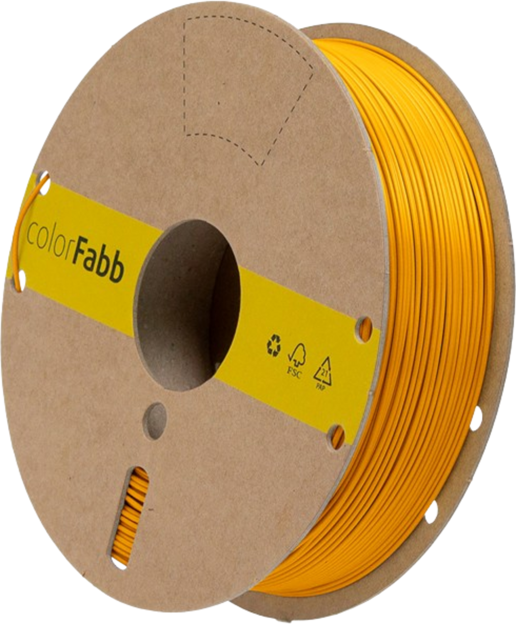colorFabb  LW-PLA Yellow, 1,75 mm (750 g)    Einzigartiges, schäumendes Light-Weight PLA in Gelb