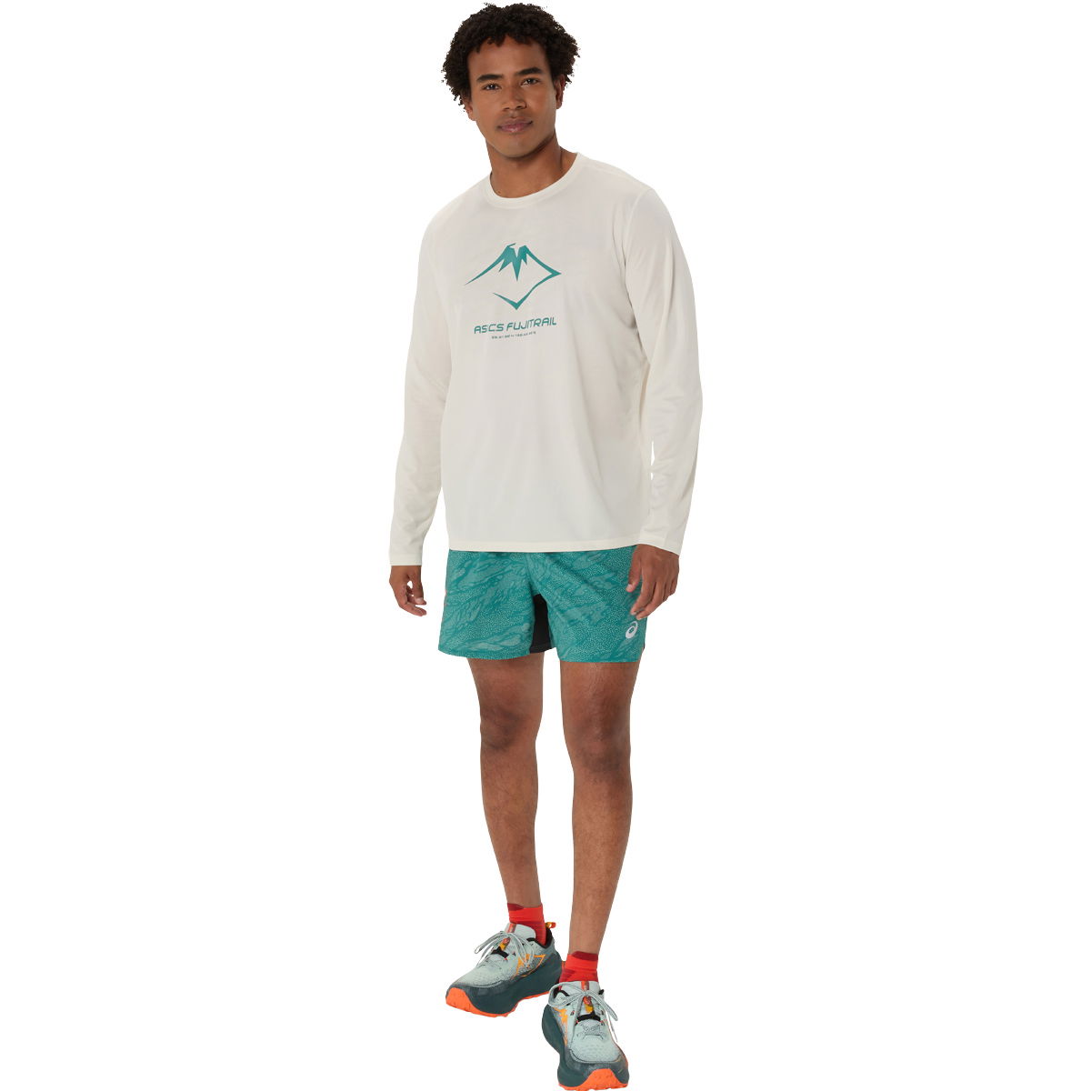 ASICS Fujitrail Logo Langærmet Løbe T-shirt Herre