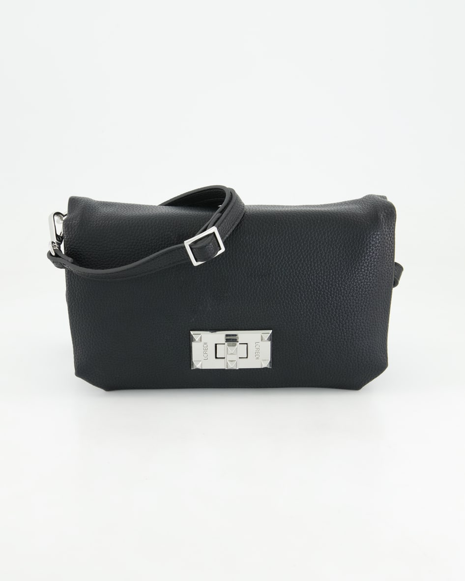 L.Credi Obuna Handtasche in Schwarz