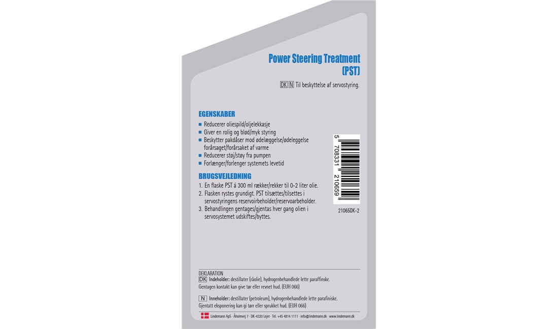 Lindemann Power Steering Treatment Rød-s
