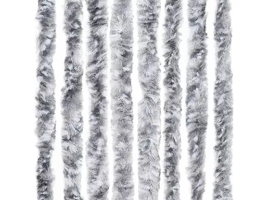 Moustiquaire blanc et gris 118x220 cm chenille