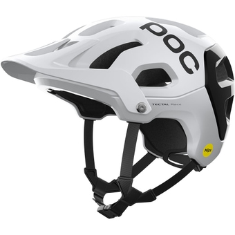 POC Tectal Race MIPS Helm Hydrogen White / Uranium Black