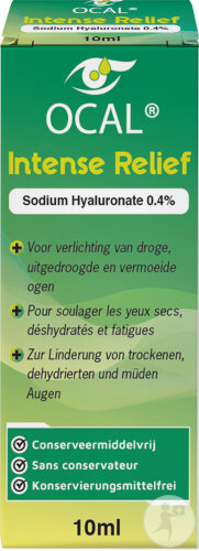 Ocal Intense Relief 0,4% Gouttes Oculaires HA 10ml