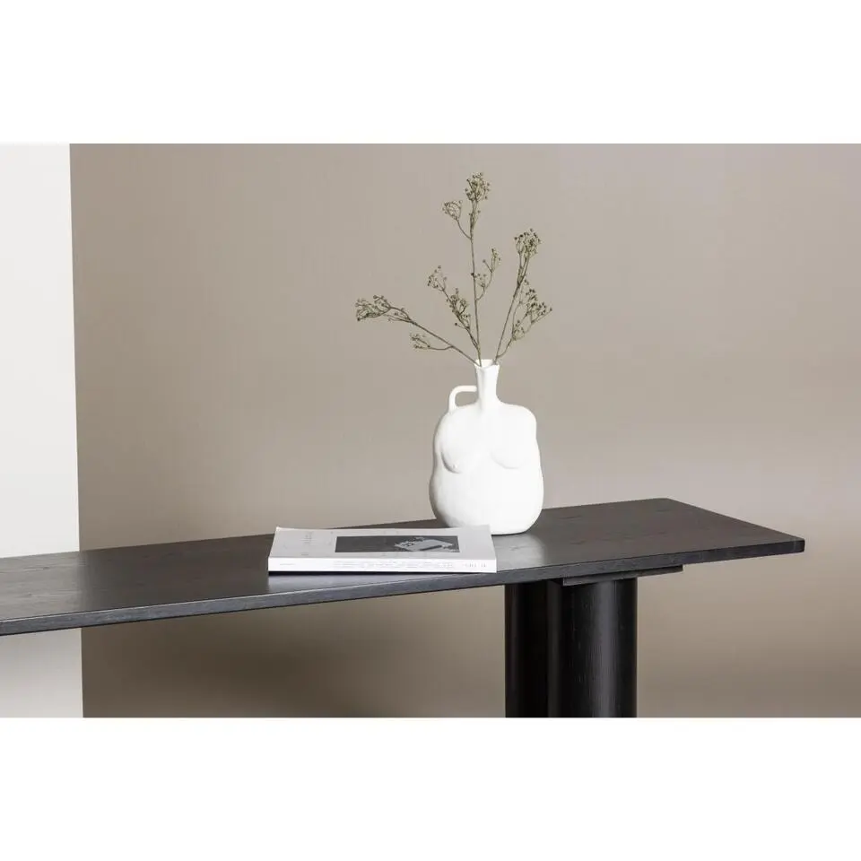 Svea - Rova eetkamerbank - 180 cm - zwart