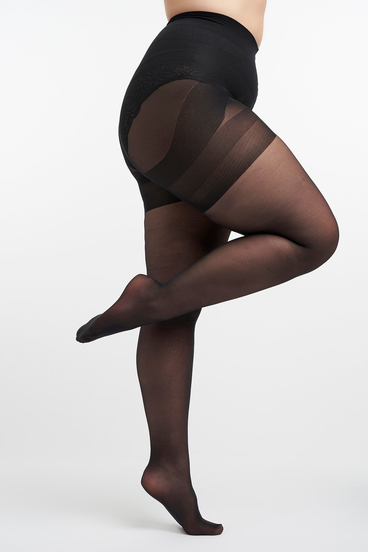 2-pack Shaping panty 40 denier Zwart