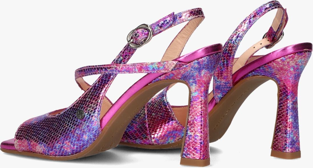 roze floris van bommel sandalen met hak sfw-90065 tami