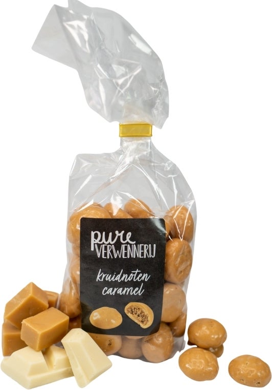 Pure verwennerij kruidnoten caramel 225 gr