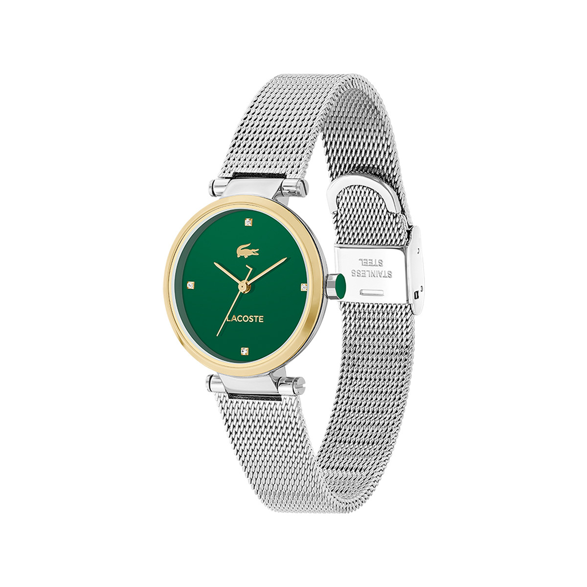 Montre LACOSTE orba femme bracelet acier gris