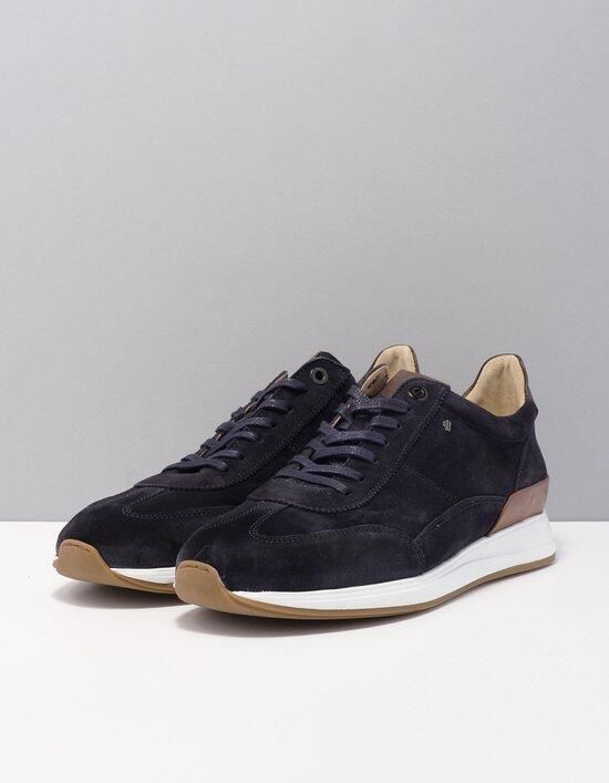 Van Bommel Libra 03.05 sneakers heren blauw 41 01 darkblue suede 40(7 )