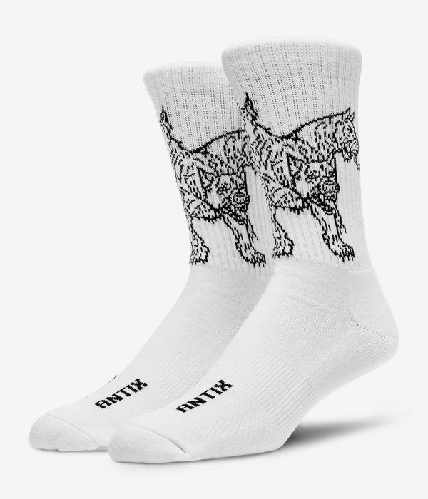 Antix Cerberus Socken US 6-13 (white)
