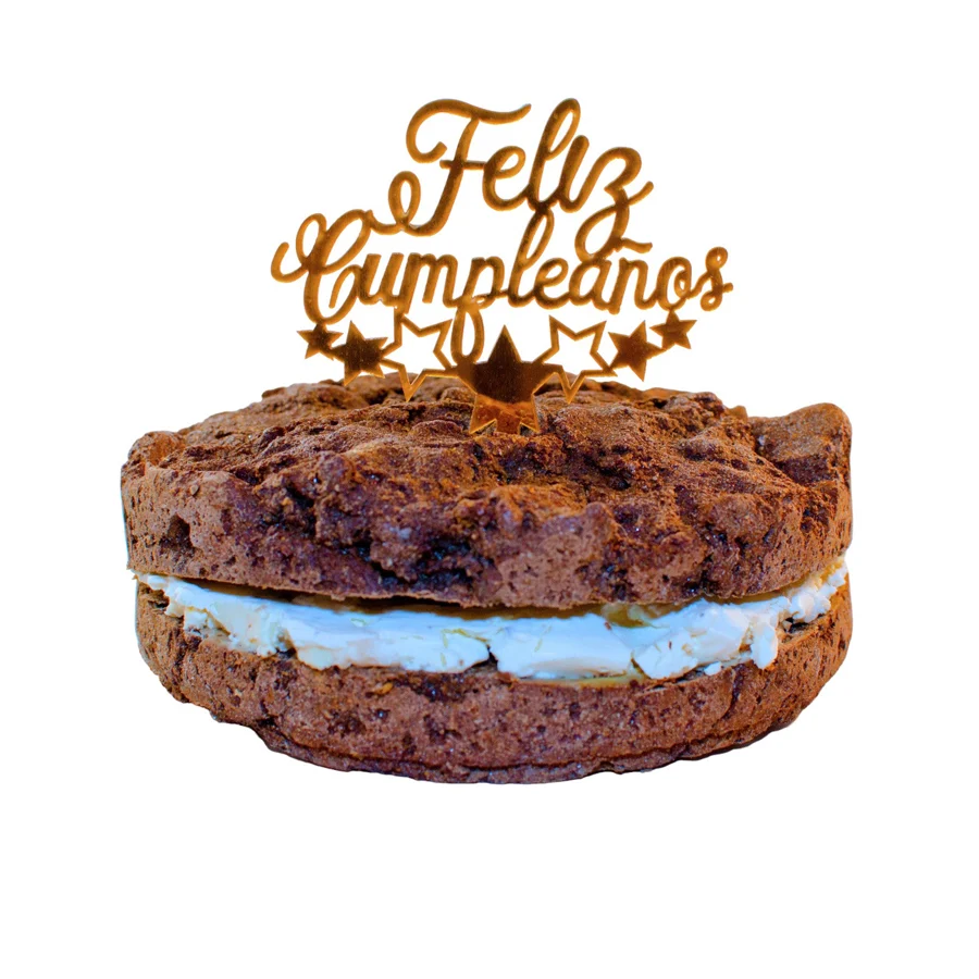 Pequena tarte de creme de amêndoa e mel