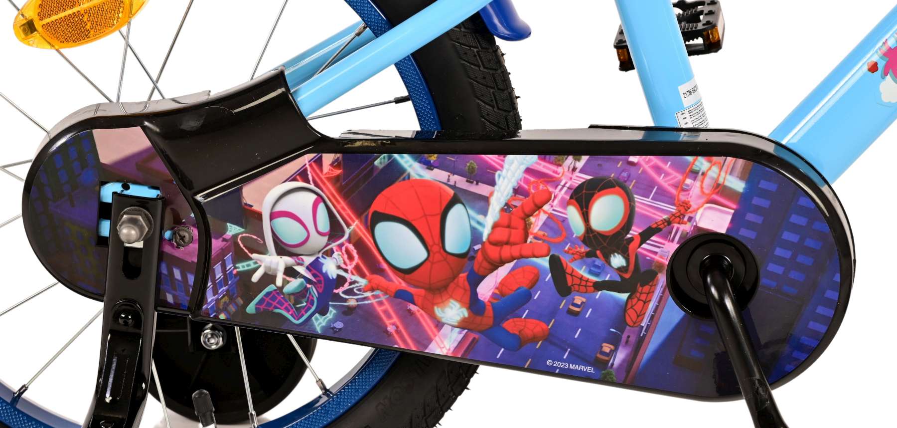 Kinderfahrrad Spidey Fahrrad für Jungen 16 Zoll Kinderrad in Blau
