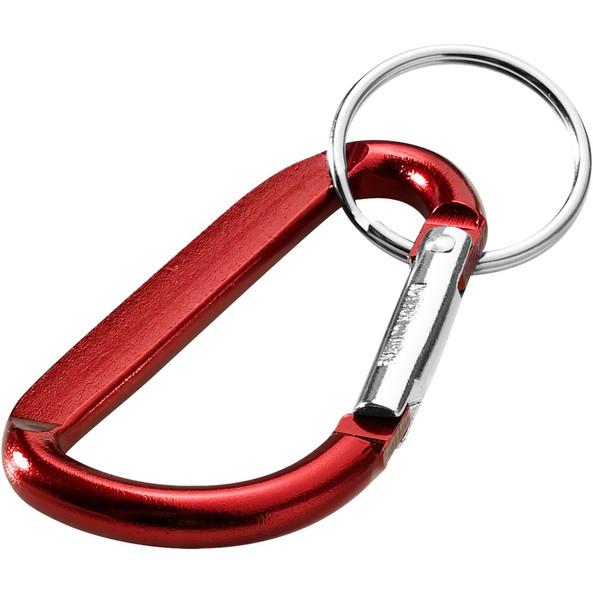 EgotierPro 104572 - Porte-clés mousqueton Timor en aluminium recyclé RCS