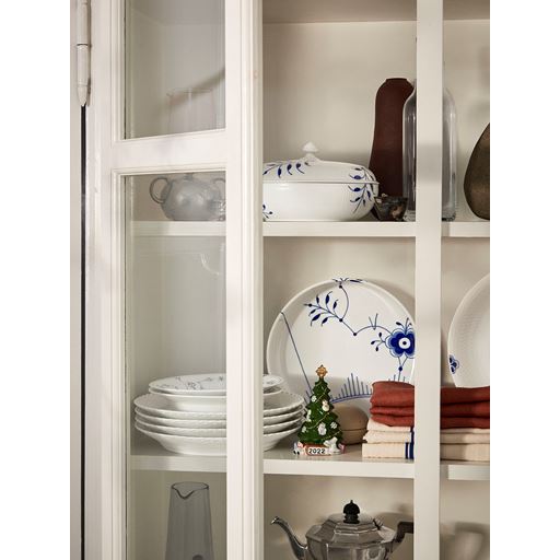 Royal Copenhagen Blå Mega Riflet Skål , 130 cl