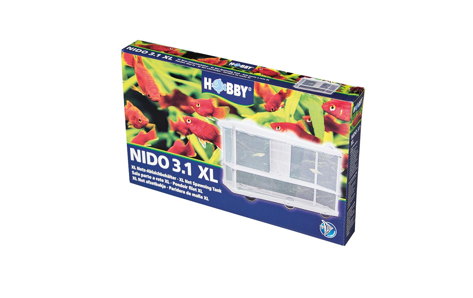Ablaichbehälter Nido 3.1 XL, 25 x 15 x 14.5 cmGrosser Netz-Ablaichbehälter