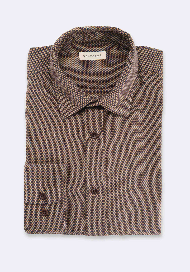 Carpasus Casual Herren-Hemd Lynx Ochre
