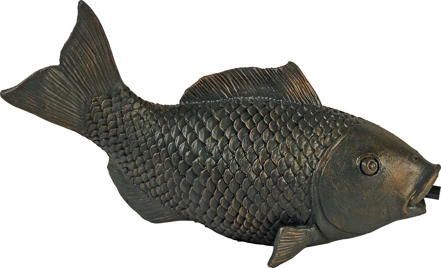 Ubbink spuitfiguur vis XL brons 35 x 14 x 19 cm