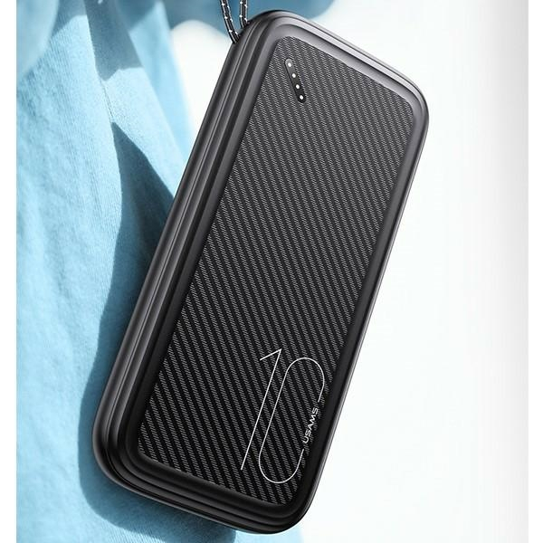 (10000mAh) Dual USB A / USB C / Micro USB Powerbank Power Delivery Ladegerät (10KCD15002) - Weiss