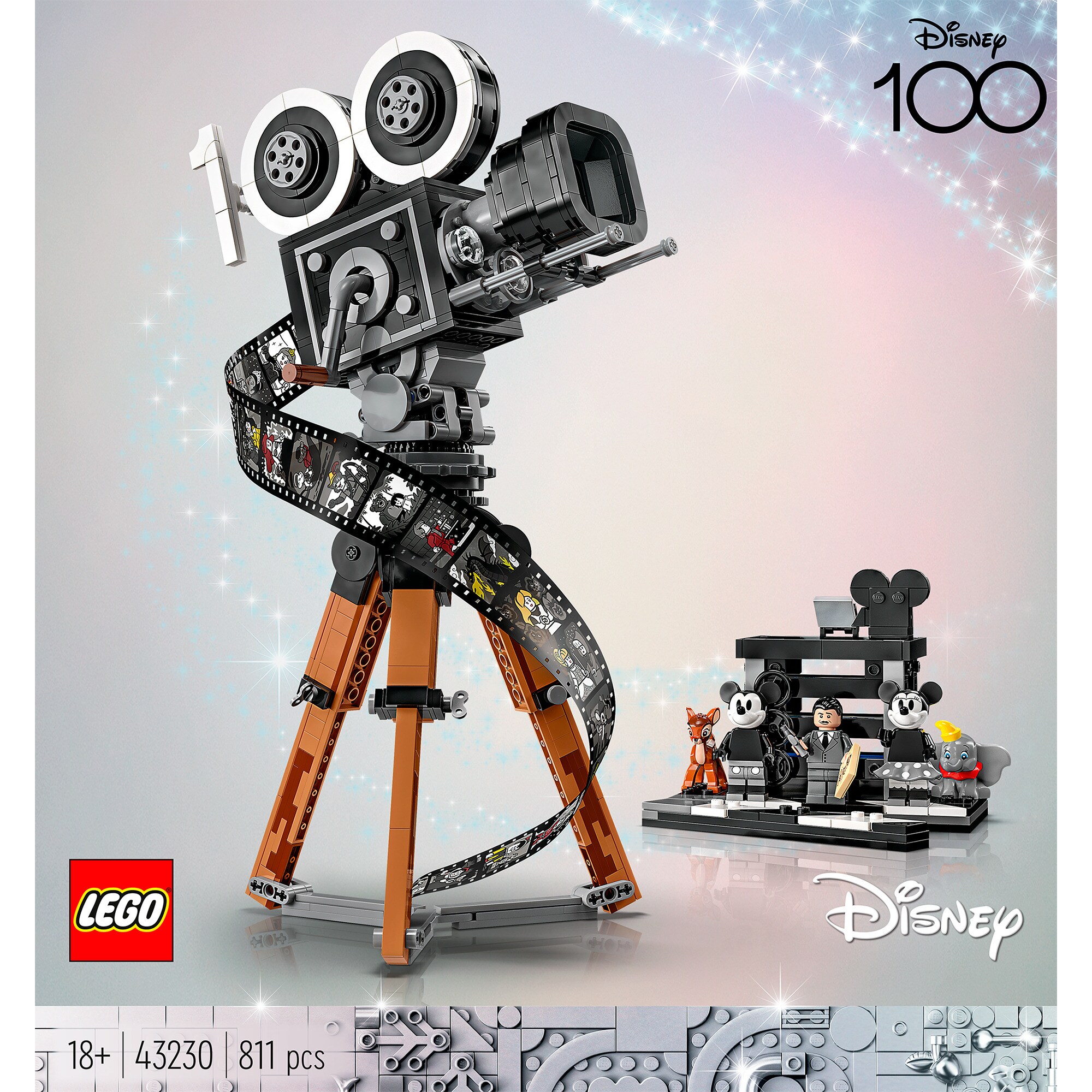LEGO Konstruktionsspielzeug Disney Classic Kamera - Hommage an Walt Disney