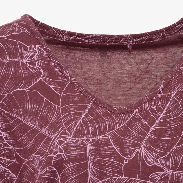 Osaga dames sport T-shirt met bloemenprint