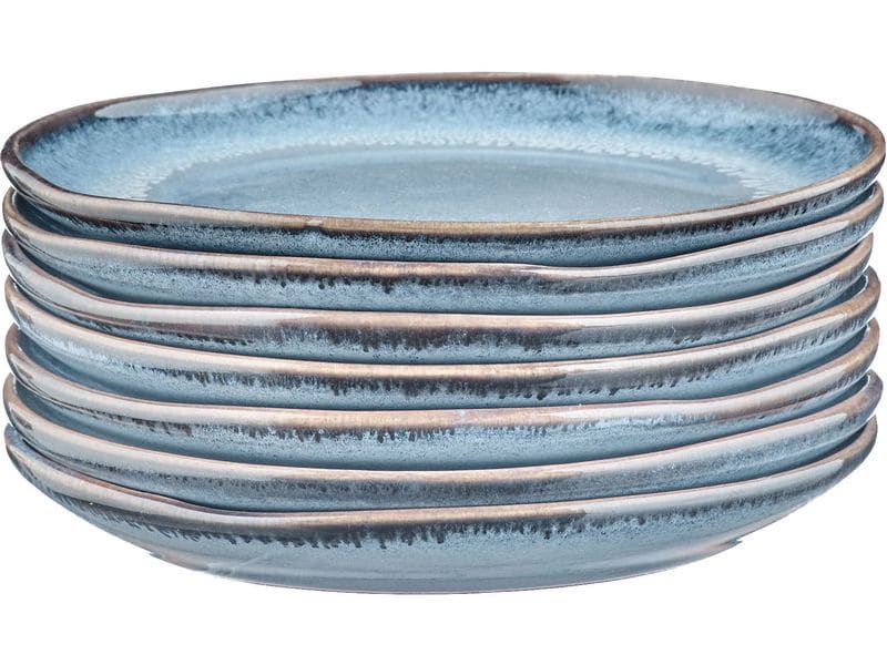 Björn Teller-Set Genesis Ø 16.5 cm, 6 Stück, Meer Vorspeisen- und Dessertteller