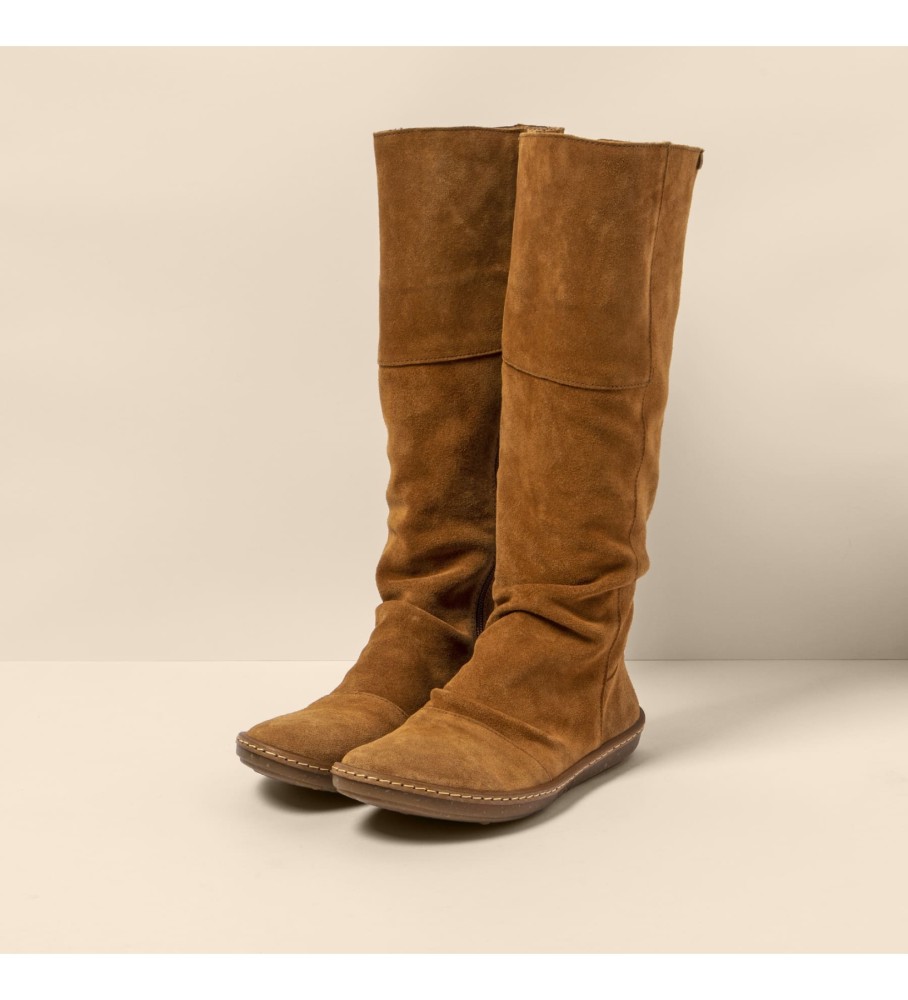 Botas de couro Naturalist N5313 marrom coral