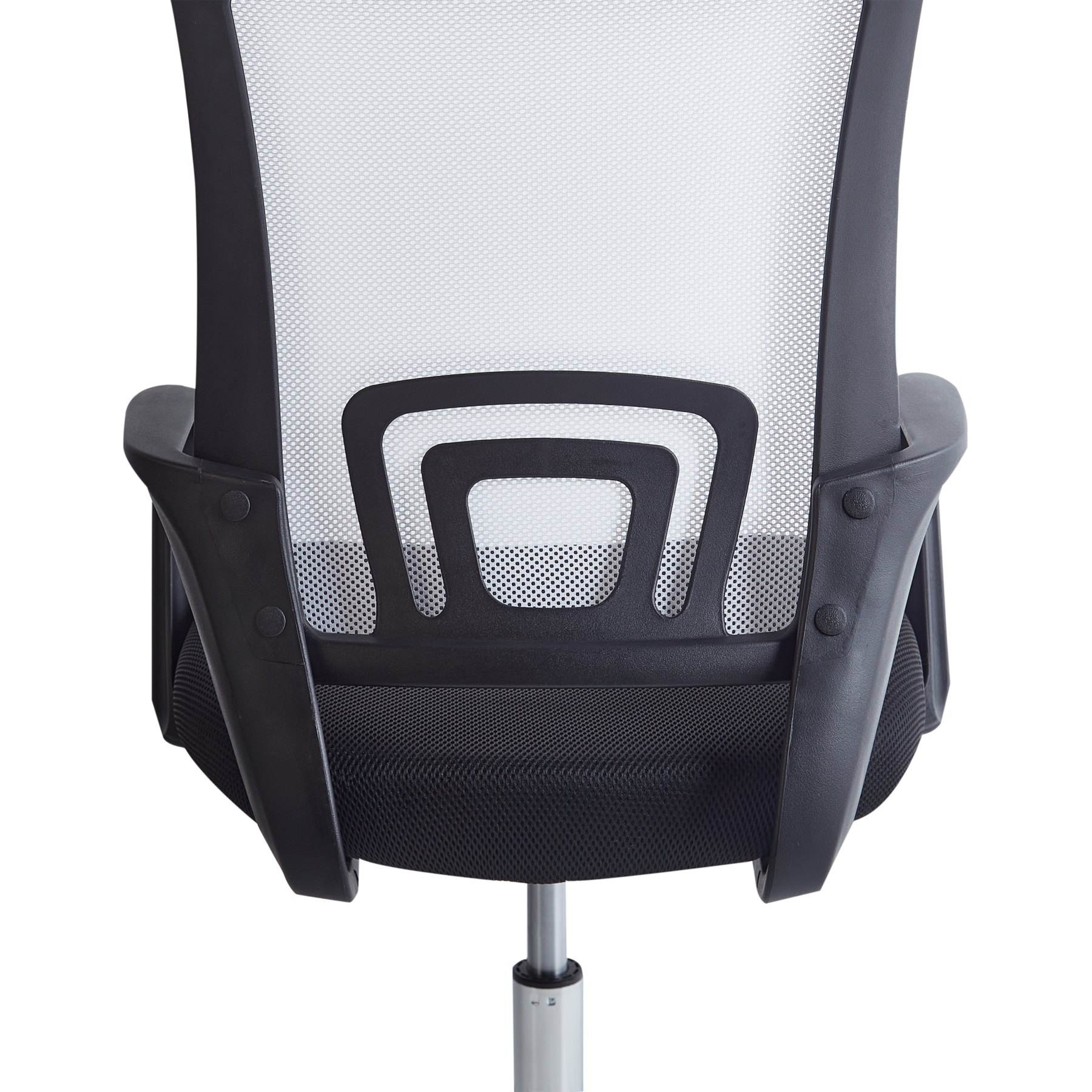 Beliani - SOLID - Bureaustoel - Zwart|Wit - Polyester