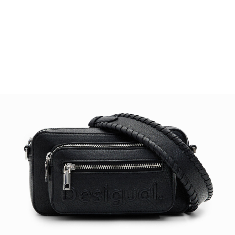 Desigual Bag_Half Logo | NOIR