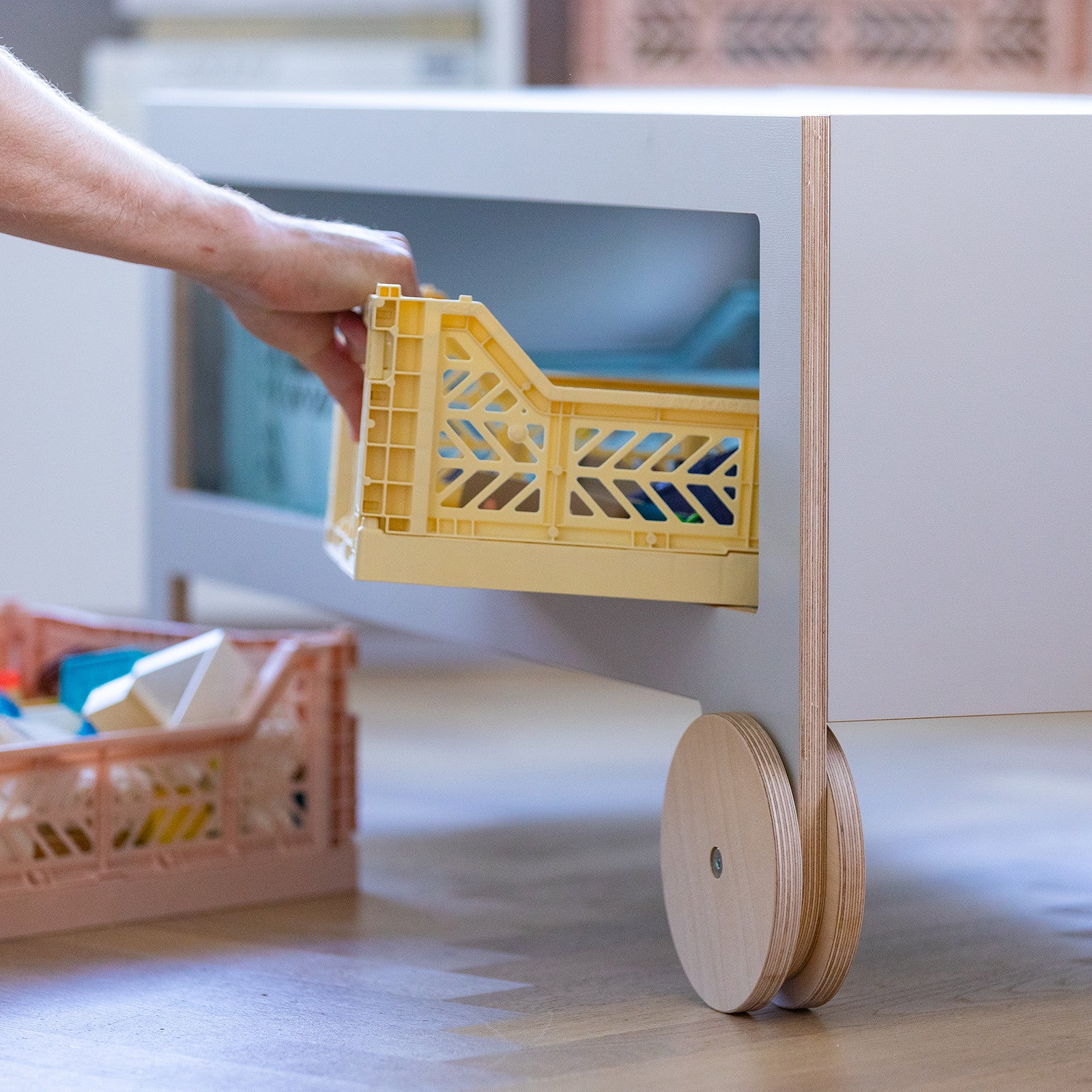 BrixBench Sitzbank grau