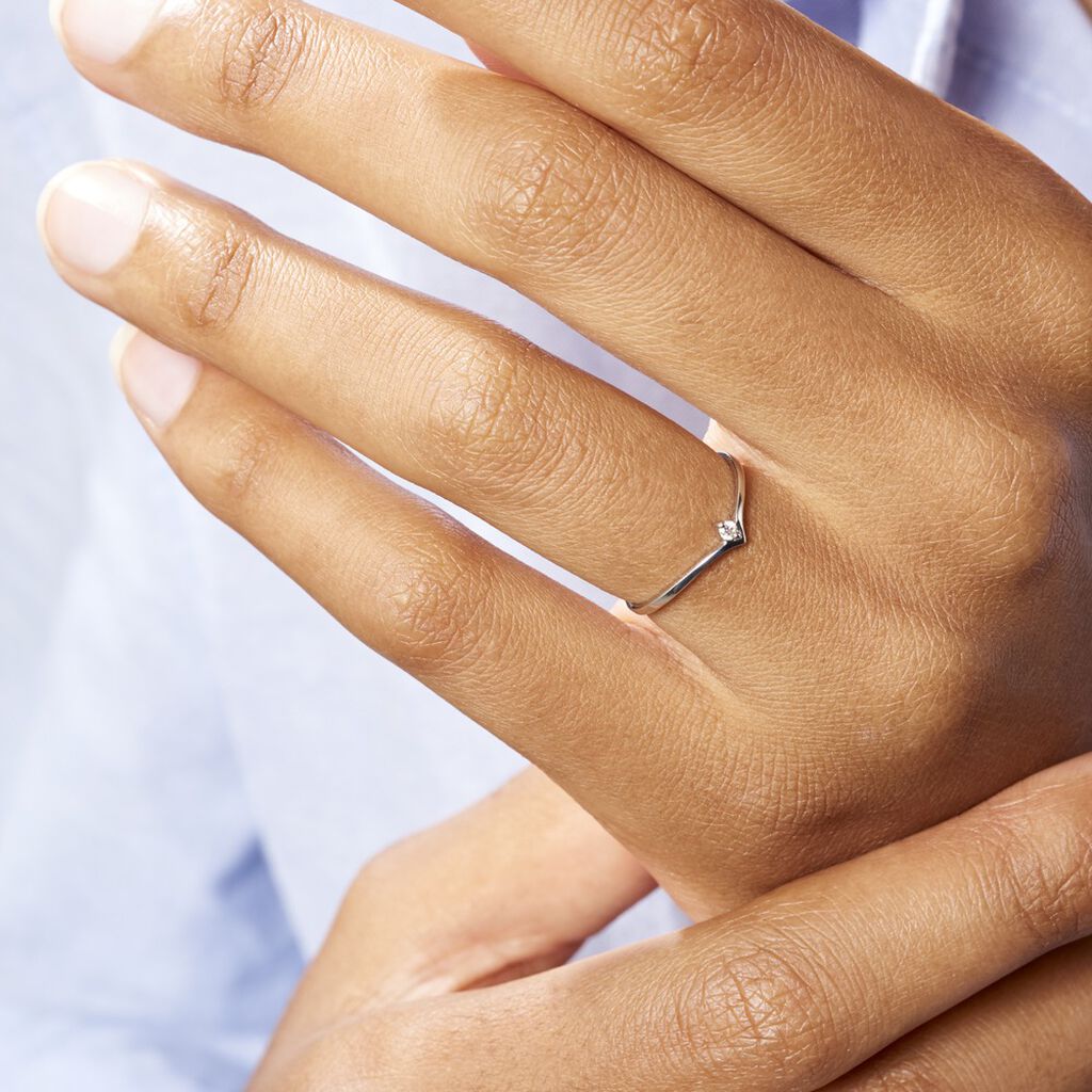 Bague Maye Or Blanc Diamant