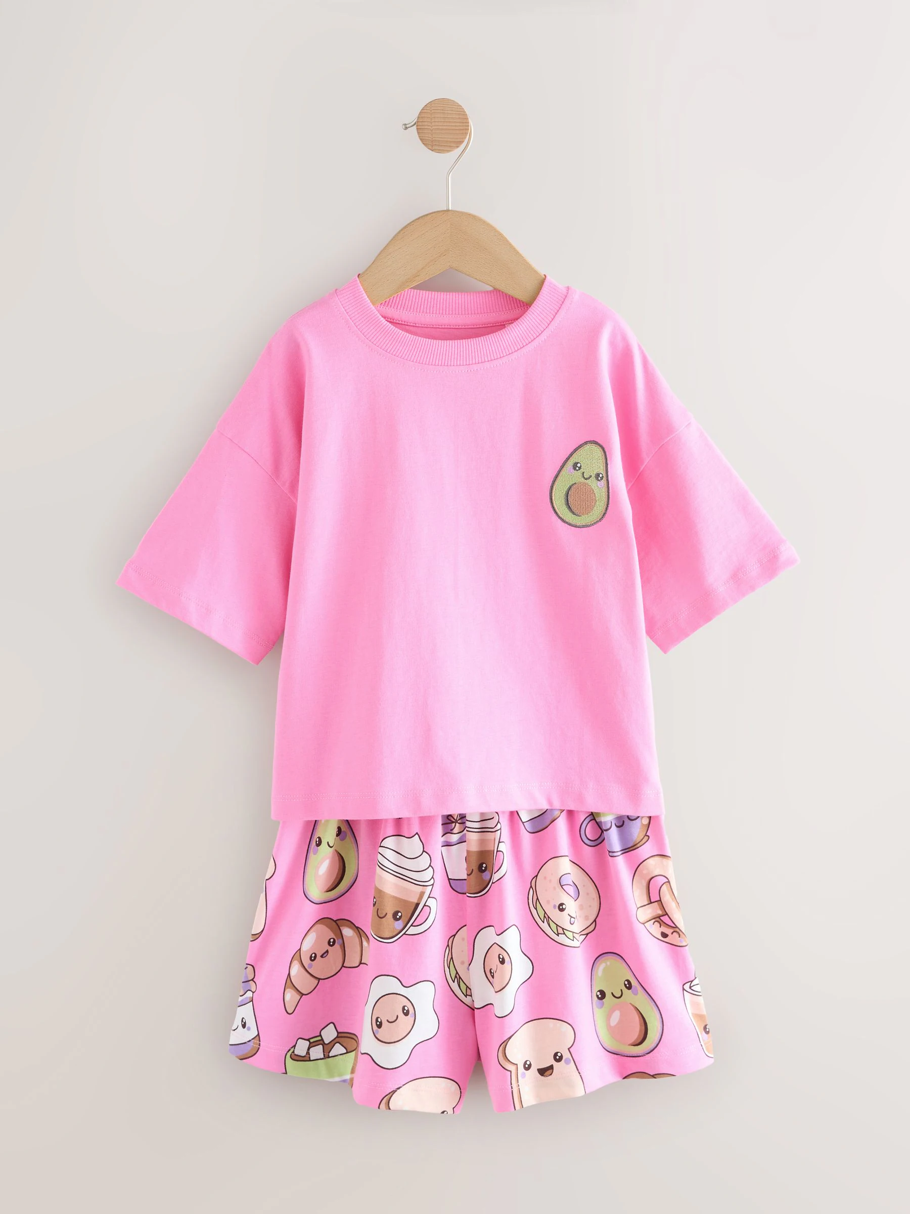 Roze/blauw - Set van 3 pyjama's (3-16 jr)