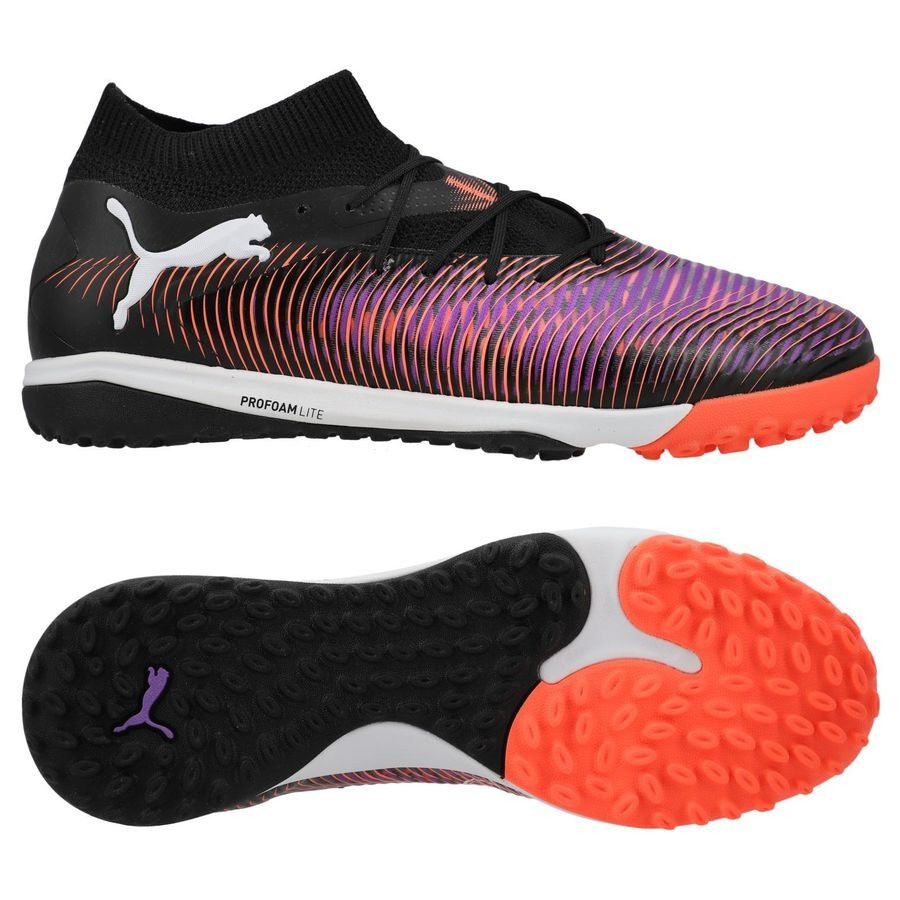 PUMA Future 8 Pro Cage TT Unlimited - Noir/Blanc/Glowing Red