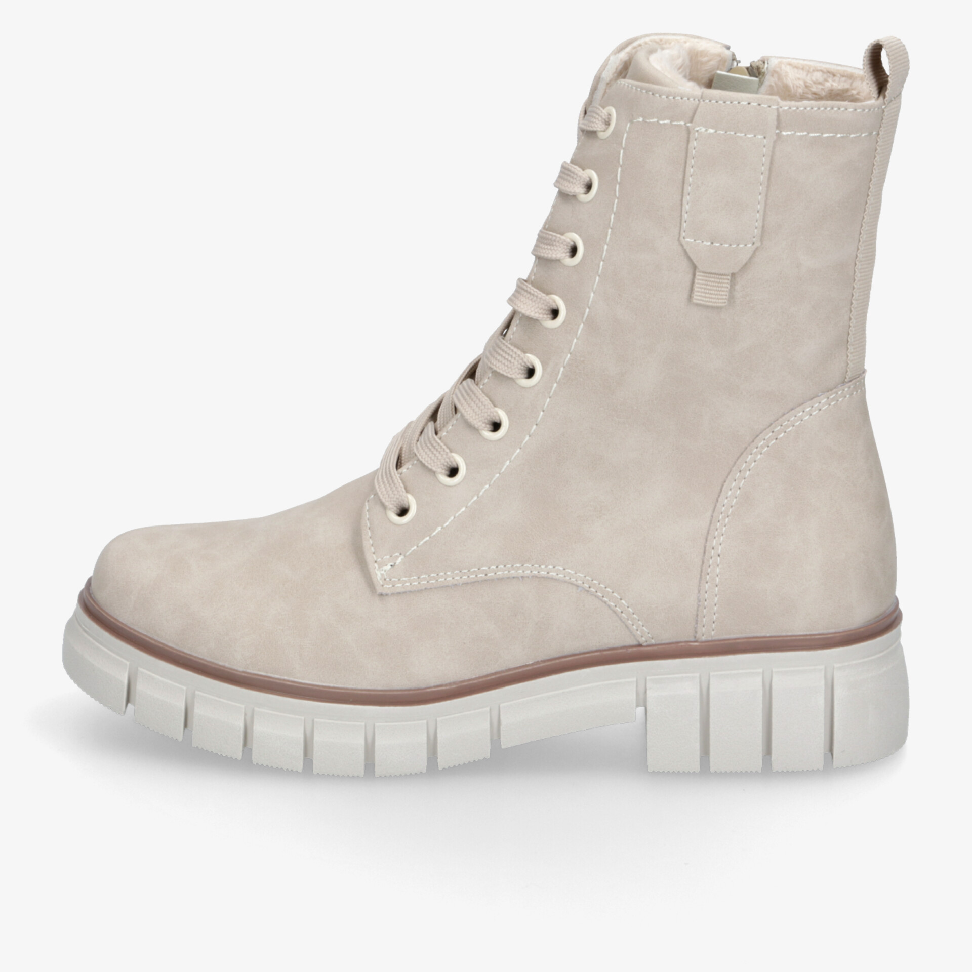 street shoes Damen Schnürstiefeletten beige