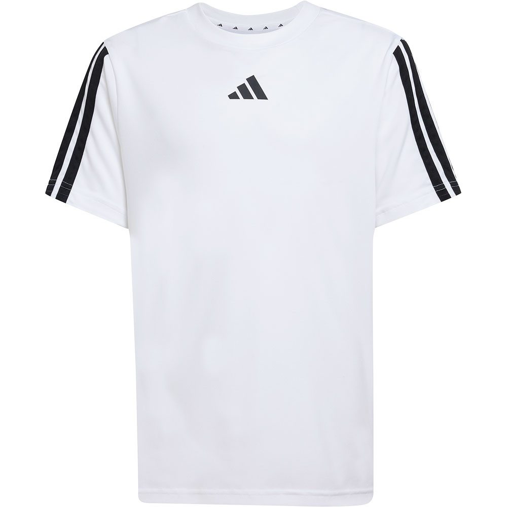 adidas Train Essentials 3-Streifen T-Shirt Kinder white