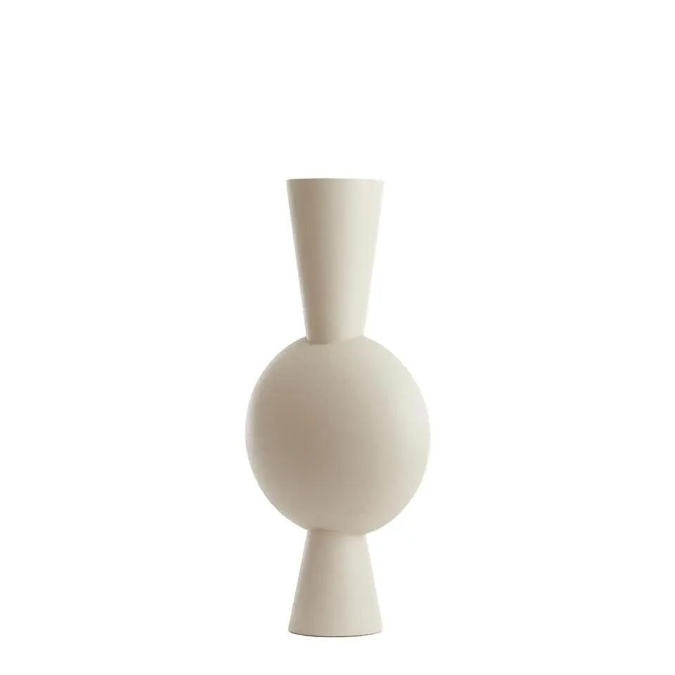 Light & Living - Kavandu vaas deco 37,5x22x81 cm - crème